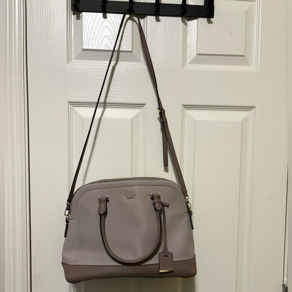 Kate Spade Cameron Street colorblock Dusty Pink/Mauve Crossbody w/ Dust Cover